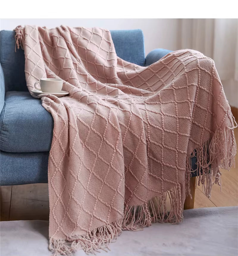 couverture douce texturée