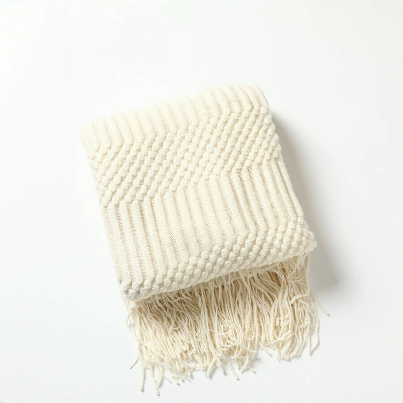 couverture douce texturée