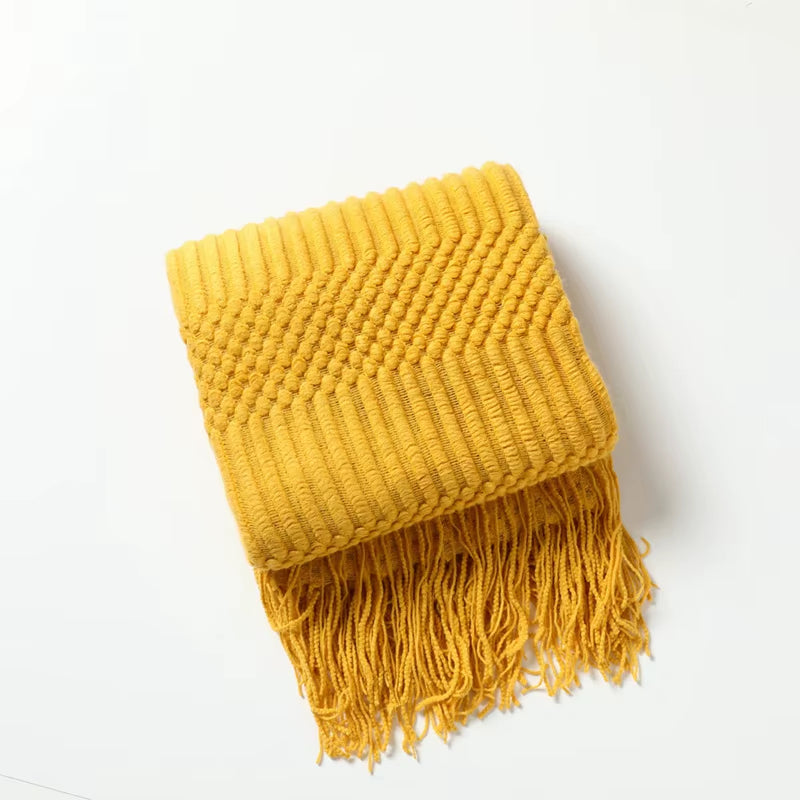 couverture douce texturée