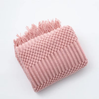 couverture douce texturée