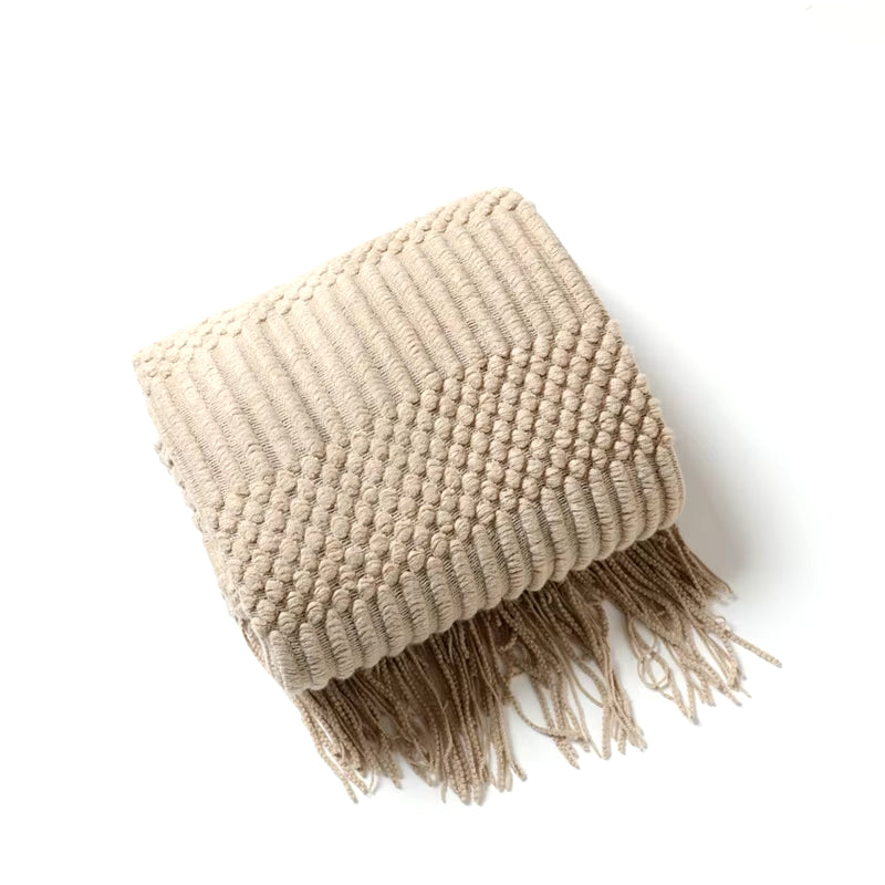 couverture douce texturée