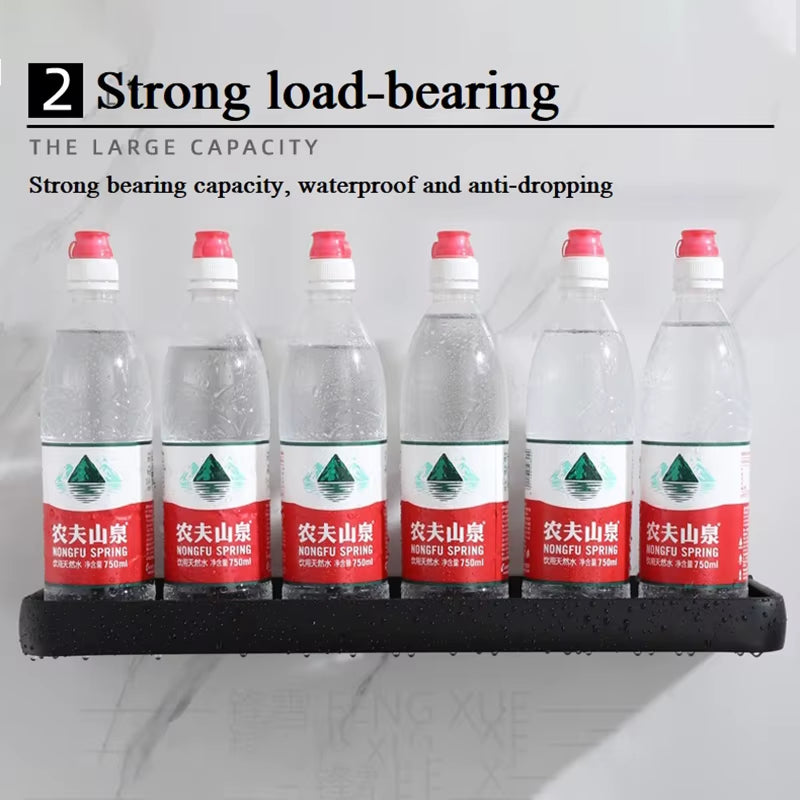 Etagère murale métal noir