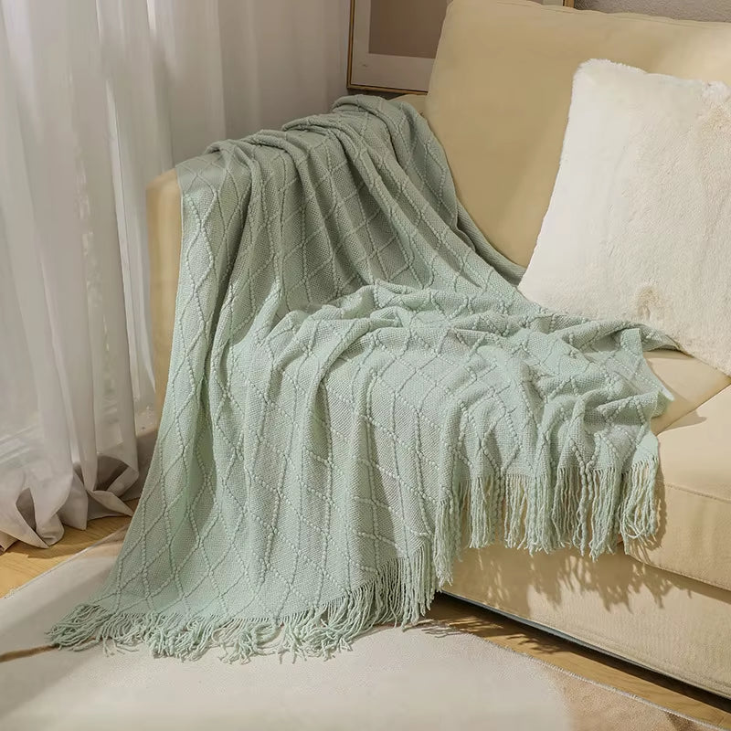 couverture douce texturée