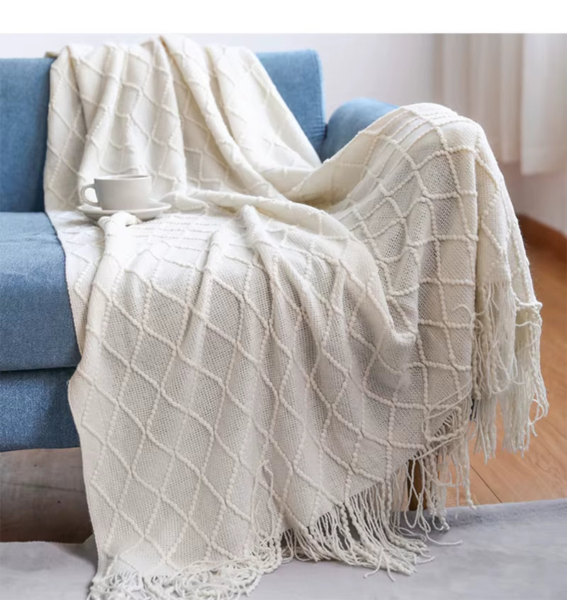 couverture douce texturée